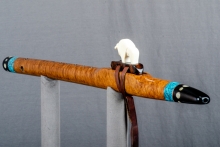 Brown Mallee Burl Native American Flute, Minor, Mid A-4, #N21J (2)